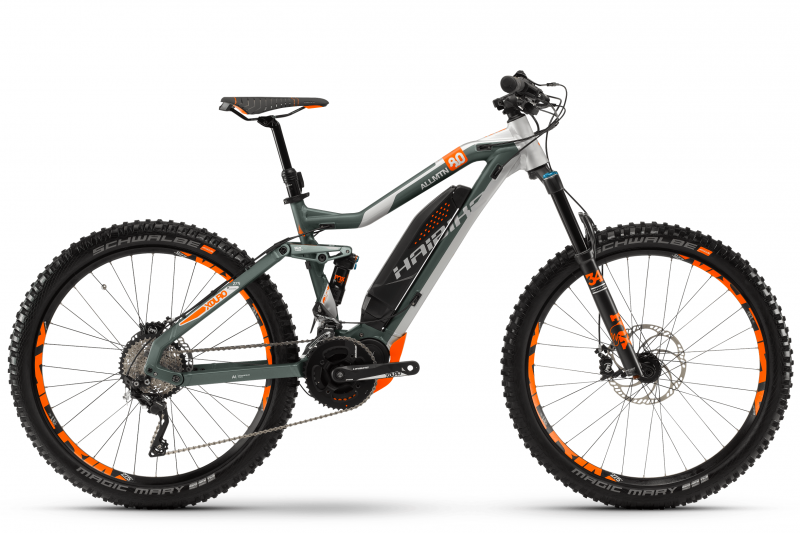 Электровелосипед Haibike Хduro AllMtn 8.0 500Wh 20s XT Серый с Оранжевым Электровелосипед Haibike Хduro AllMtn 8.0 500Wh 20s XT Серый с Оранжевым