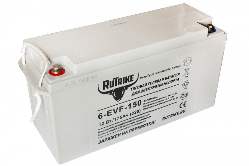 Тяговый гелевый аккумулятор RuTrike 6-EVF-150 (12V150A/H C3) Тяговый гелевый аккумулятор RuTrike 6-EVF-150 (12V150A/H C3)