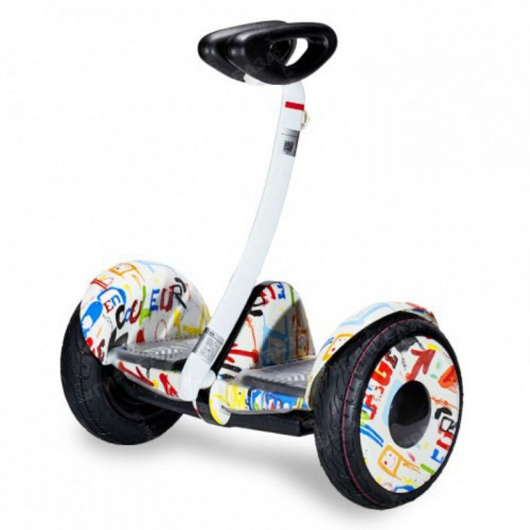 Гироскутер мини-сигвей Smart Balance Mini Robot 36V Граффити Белый Гироскутер мини-сигвей Smart Balance Mini Robot 36V Граффити Белый