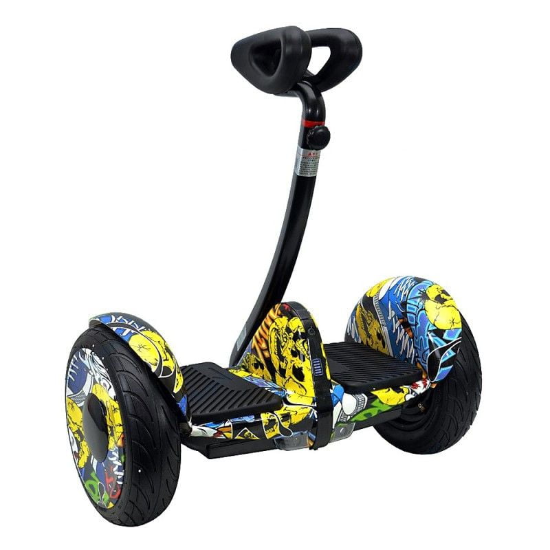 Гироскутер мини-сигвей Smart Balance Mini Robot 36V Граффити Желтый Гироскутер мини-сигвей Smart Balance Mini Robot 36V Граффити Желтый