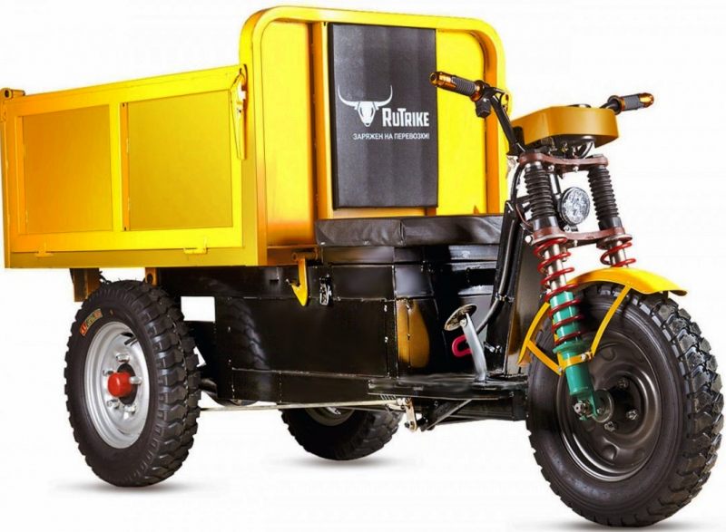 Самоходный строительный Бункер Rutrike «Самосвал» СТБ 500-У 60V1200W Самоходный строительный Бункер Rutrike «Самосвал» СТБ 500-У 60V1200W